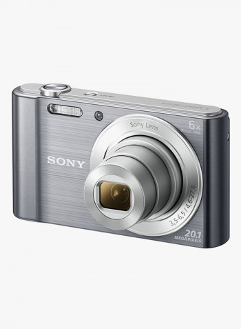 CyberShot DSC-W810 Point And Shoot Camera 20.1MP 6x Zoom Silver