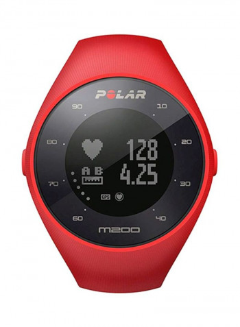 M200 GPS Running Fitness Watch Red