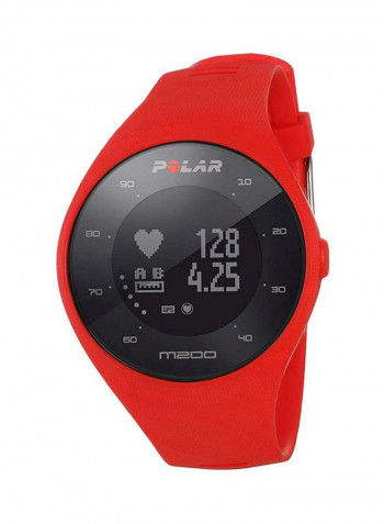 M200 GPS Running Fitness Watch Red