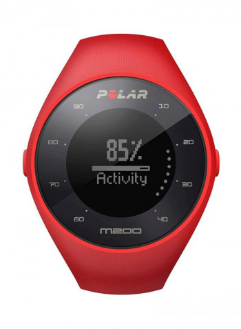 M200 GPS Running Fitness Watch Red