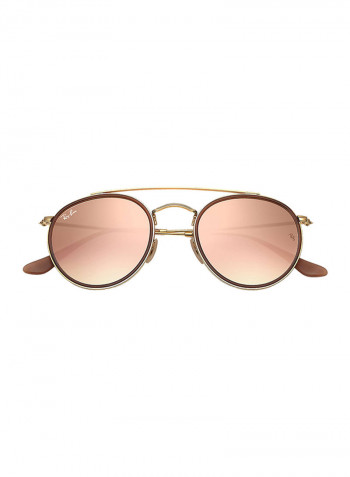 Double Bridge Round Sunglasses - Lens Size: 51 mm