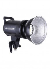 SL-60W LED Video Light With Remote Control And Bowens Mount Black/Silver