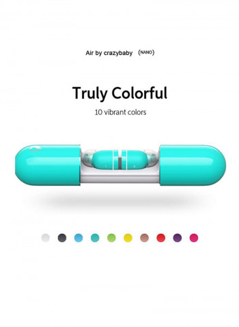 Air Bluetooth Wireless Earbuds Headphones With Charging Case, Compatible With iPhone And Android Models Green