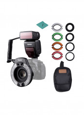 Professional YN14EX II Macro Ring Flash Light Kit Black