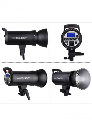 SK400II Professional 400Ws Studio Flash Strobe Light Black