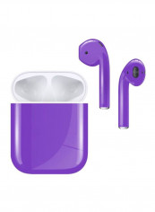Bluetooth In-Ear Earphones With Mic Purple