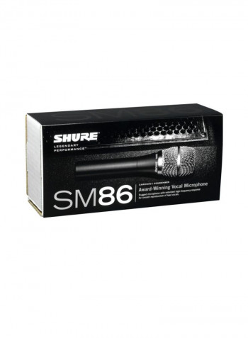 Cardioid Condenser Vocal Microphone SM86 Black/Silver