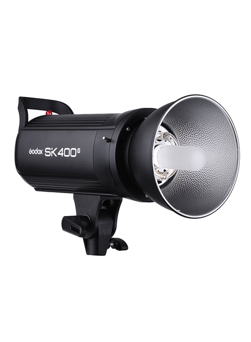 SK400II Professional Flash Strobe Light With Modeling Lamp Black