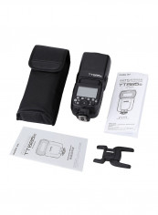2.4G Wireless Master Slave Speedlight Flashlight Speedlite For Canon EOS Series Black