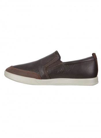 Collin 2.0 Slip On Formal Coffee/White