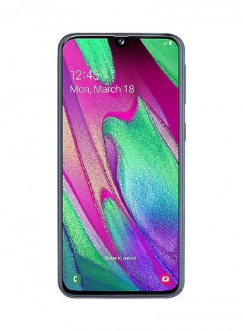 Galaxy A40 Dual SIM Black 4GB RAM 64GB 4G LTE