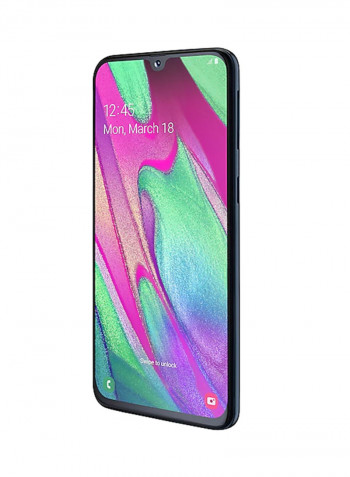 Galaxy A40 Dual SIM Black 4GB RAM 64GB 4G LTE