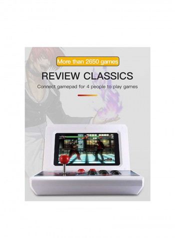 Game Box Console X10 Pro Joystick 1080P 10.1 inch Quad Core 4GB+16GB 2650 Games with Controller - Fighting - PC Games