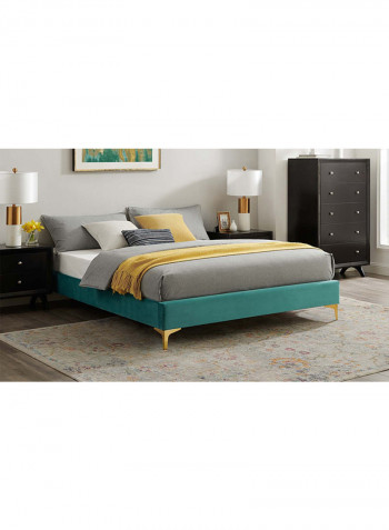 Sutton Twin Bed Frame Green 200x120cm
