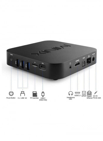Neo U22-XJ 4K Android TV Box ANTV-MNX-U22-XJ Black
