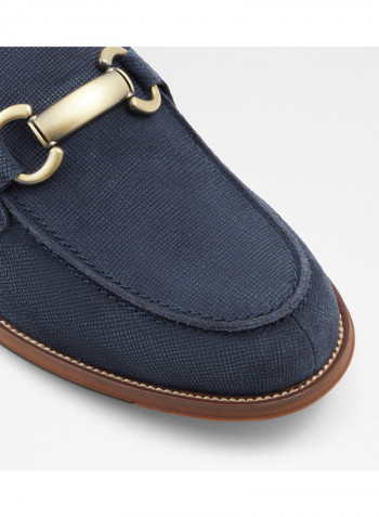 Hartheflex Embellished Strap Loafers Blue