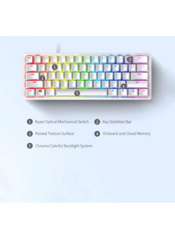 Huntsman Mini Wired Keyboard White