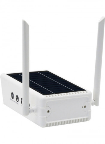 Outdoor Solar Powered Security Camera With 32GB TF Card And 3.0 Card Reader white