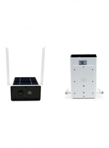 Outdoor Solar Powered Security Camera With 32GB TF Card And 3.0 Card Reader white