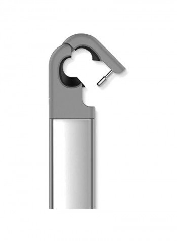 Stainless Steel And Anodized Aluminum Shower Caddy Silver 5.9 x 21.1 x 31.9inch