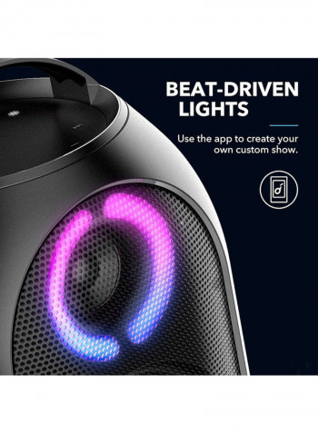 Rave Mini Party Speaker A3390H11 Black