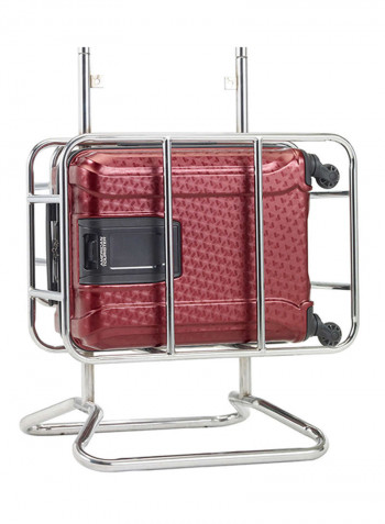 2-Piece Fender Hardside Trolley Luggage Set With USB Outlet Burgundy