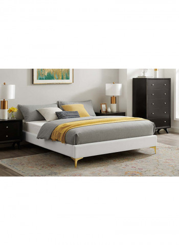 Sutton Twin Bed Frame Grey 200x120cm