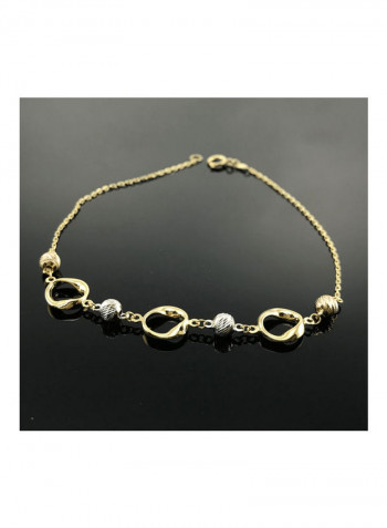 18k Gold 4 Ball Bracelet