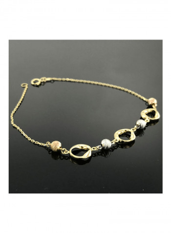 18k Gold 4 Ball Bracelet