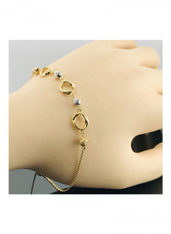 18k Gold 4 Ball Bracelet