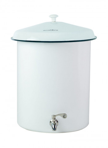 All-Natural Water Filter White/Silver