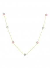 18 Karat Gold Crystal Balls And Pearls Necklace reviews 18 Karat Gold Crystal Balls And Pearls Necklace