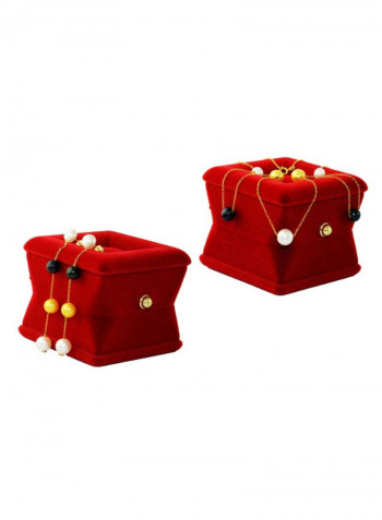 18 Karat Gold Gradual Built-In Gold- Yellow Pearl Jewellery Set