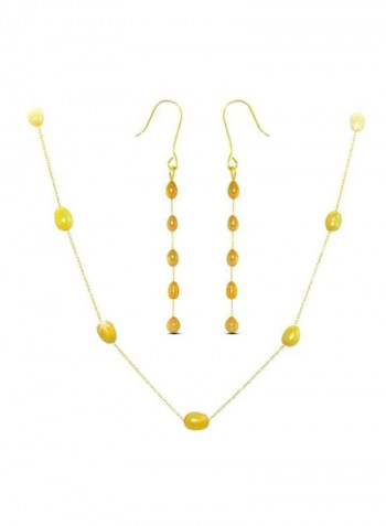 Pack Of 2 18 Karat Gold Jewellery Set