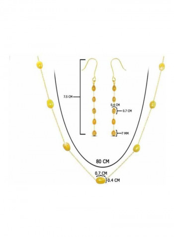Pack Of 2 18 Karat Gold Jewellery Set