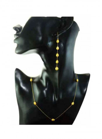 Pack Of 2 18 Karat Gold Jewellery Set