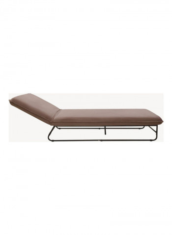 Coronel Chaise Lounge Brown 78 x 76 x 178cm