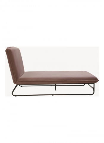 Coronel Chaise Lounge Brown 78 x 76 x 178cm
