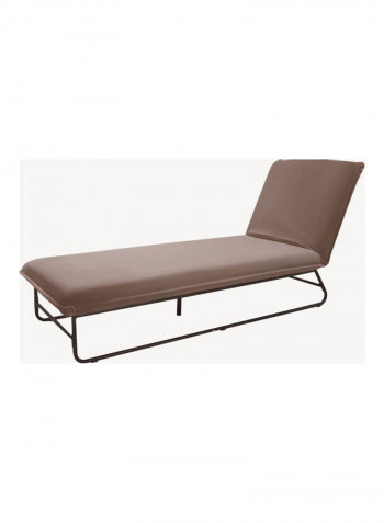 Coronel Chaise Lounge Brown 78 x 76 x 178cm