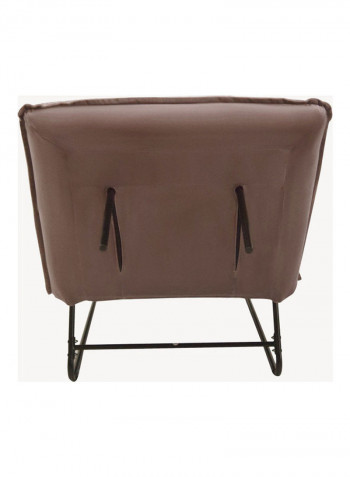 Coronel Chaise Lounge Brown 78 x 76 x 178cm