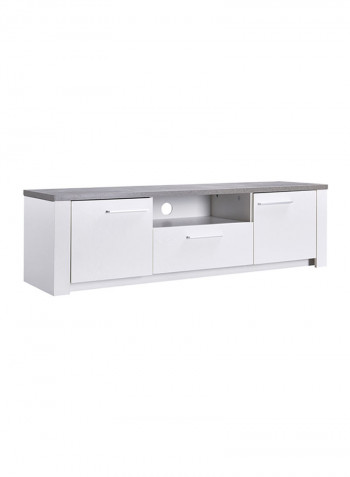 Sydney 1-Drawer Low Tv Unit White