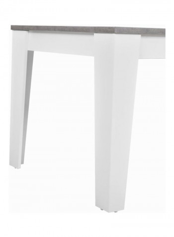 Sydney 6 Seater Dining Table White