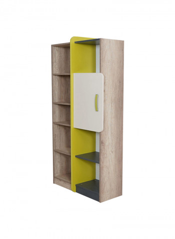 Munich 1-Door Bookcase Multicolour