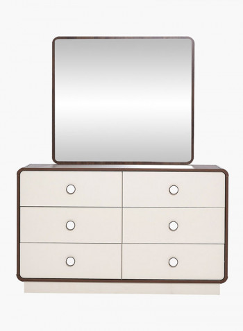 6-Drawer Master Dresser Without Mirror Multicolour 140 x 85 x 41centimeter