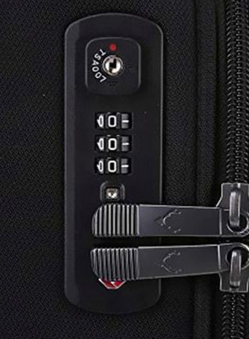 Business 300 4-Wheel Luggage Trolley أسود