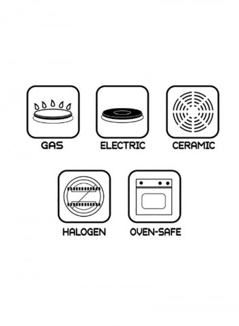 9-Piece Oven Safe Granite Cookware Set Pink