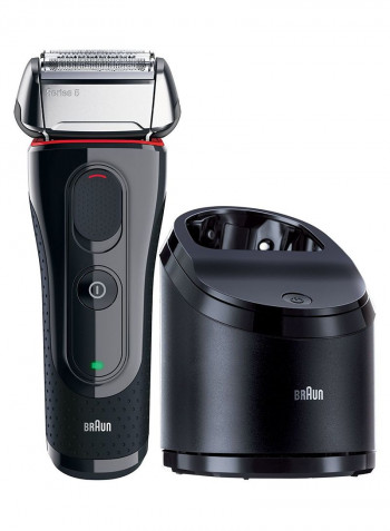 Series 5 Electric Shaver With Cleaning Centre Silver/Black