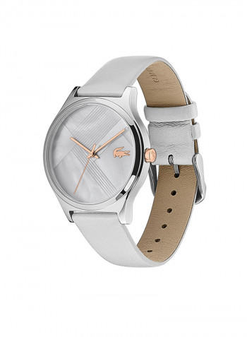 Women's Leather Analog Wrist Watch 2001146