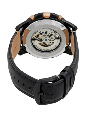 Men's Water Resistant Leather Chronograph Watch ME3138