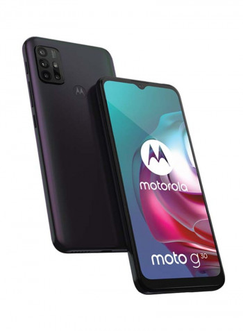 Moto G30 Dual SIM Phantom Black 6GB RAM 128GB 4G LTE - UAE Version